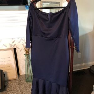 Navy blue dress